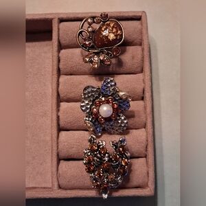 Statement Rings Set Bundle Of 3